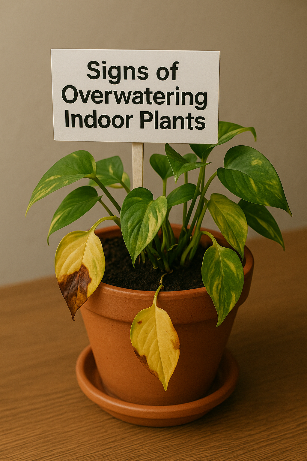 Signs of overwatering indoor plants