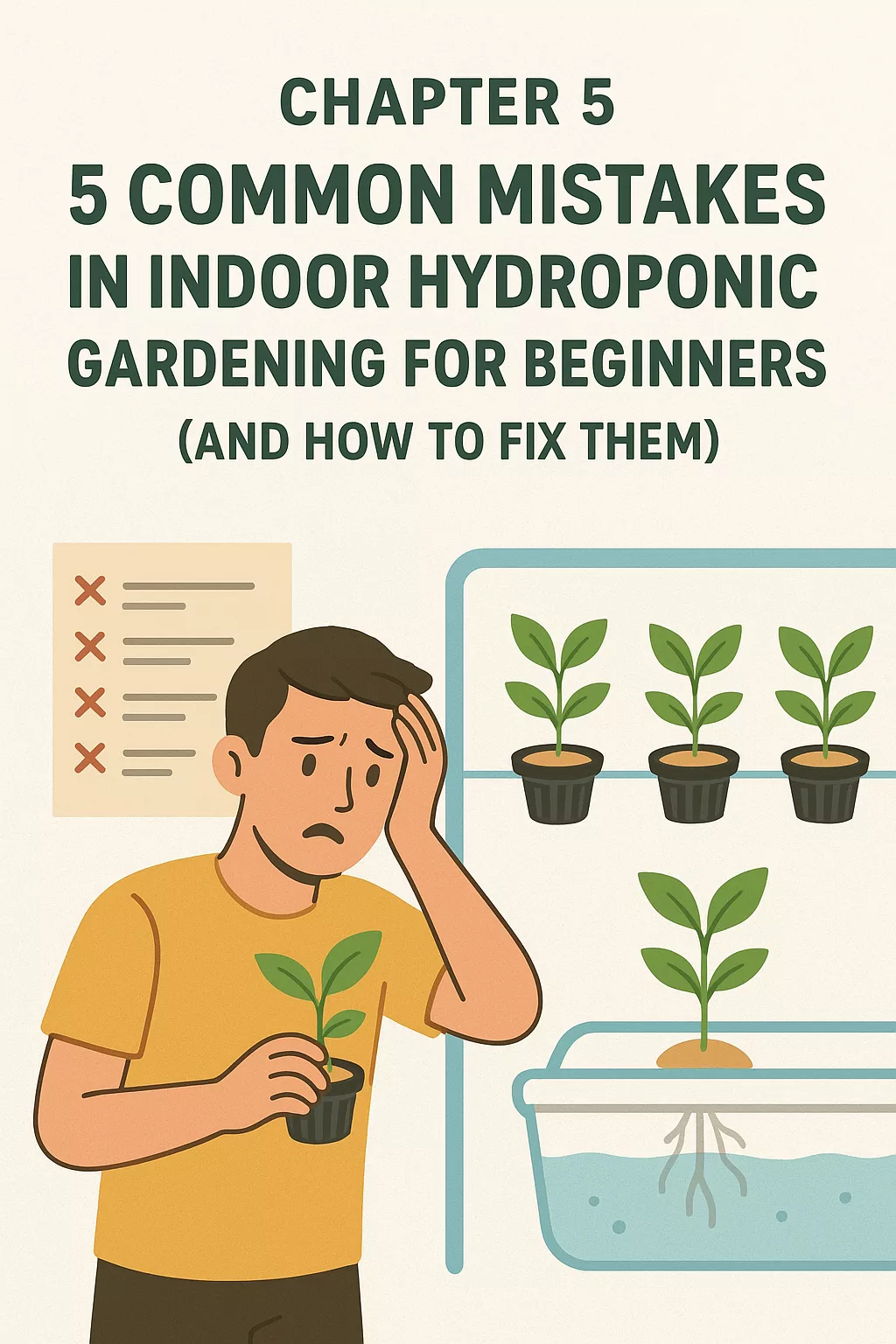 5 Common Mistakes in Indoor Hydroponic Gardening for Beginners (And How to Fix Them)